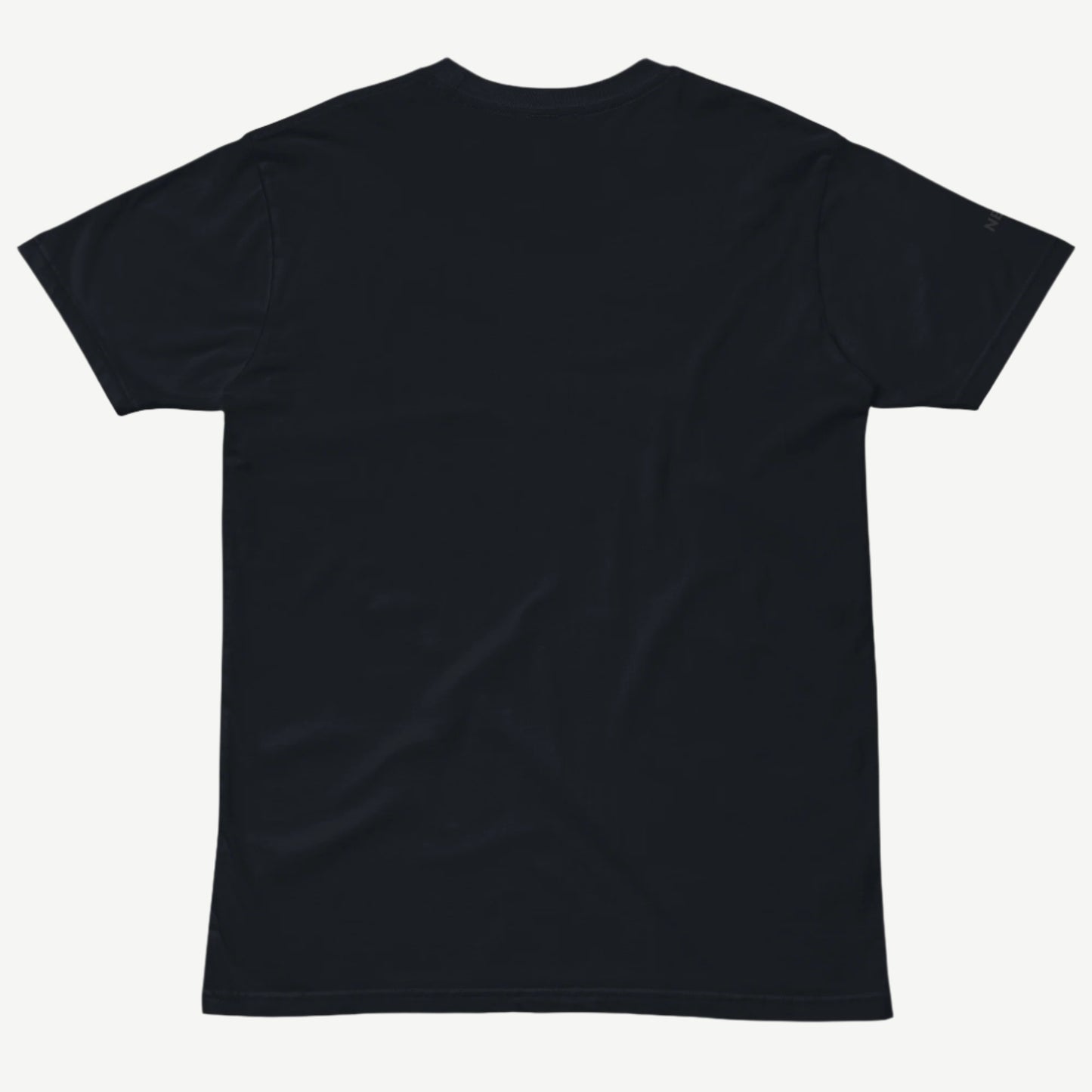 Comfort Premium Navy T-Shirt back view minimalist tee by NEI.LDN